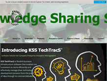 Tablet Screenshot of knowledgesharing.com